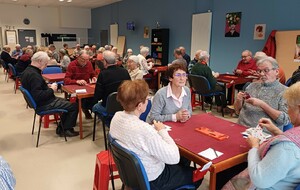 Belle assemblée pour notre tournoi Chandeleur  ....  16 tables !!